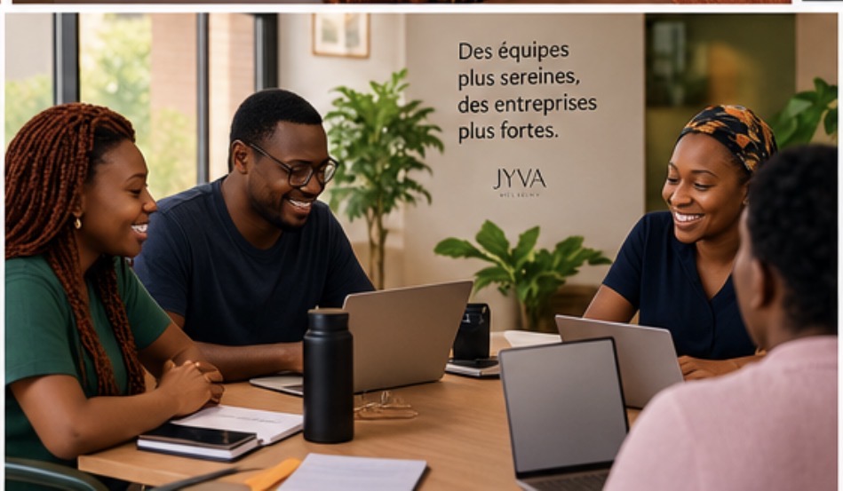 Illustration d’une équipe participant à un atelier JYVA